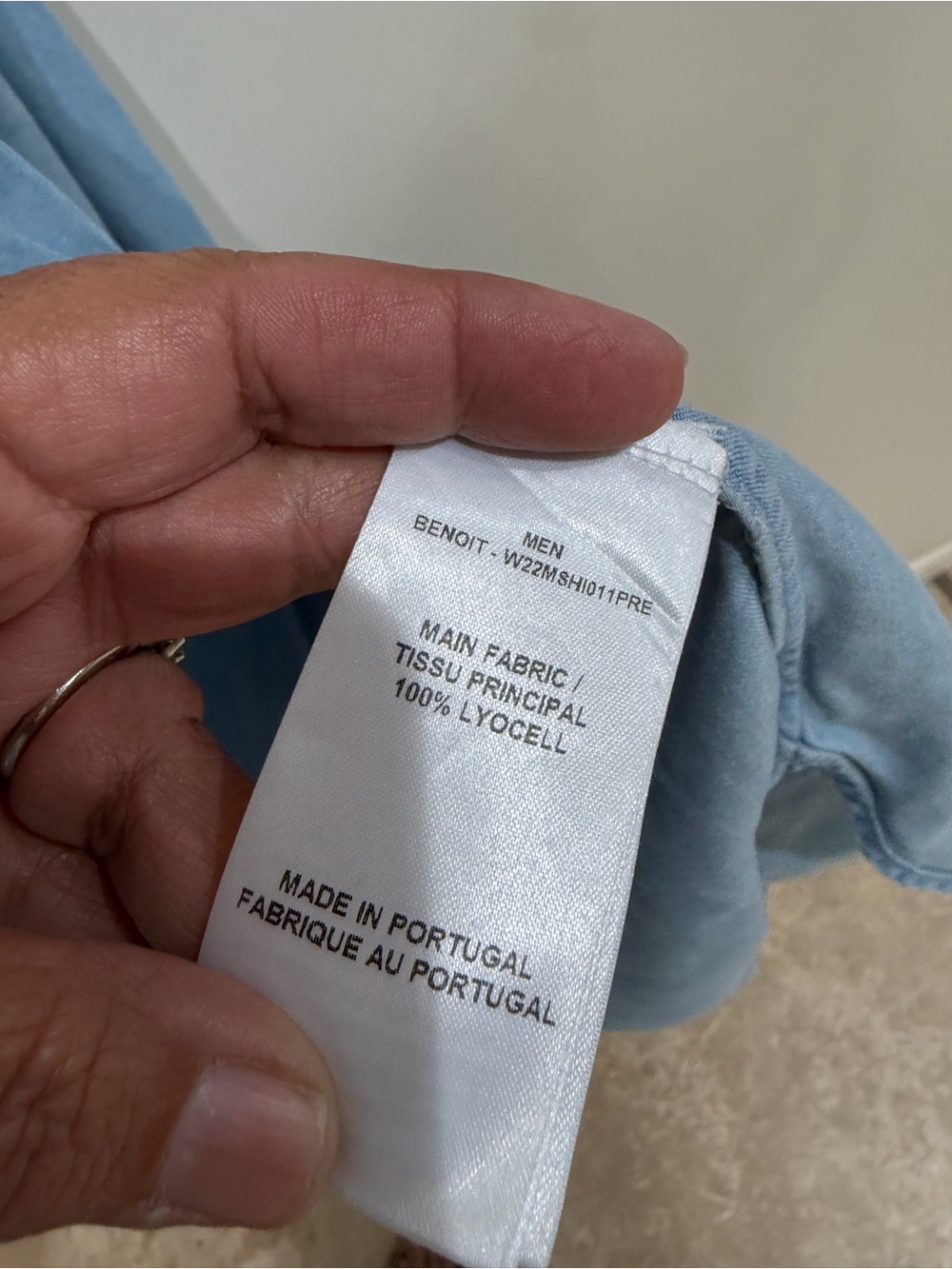 OFFICINE GENÉRALE DUNGAREE SHIRT
BLEACHED CHAMBRAY - Picture 6 of 6